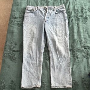 Agolde Riley 30 light wash no distressing